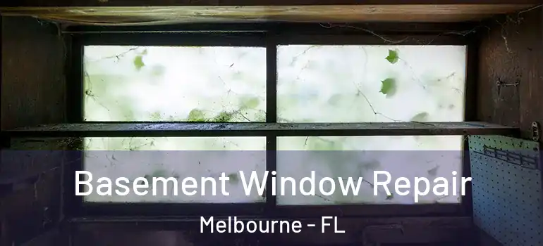  Basement Window Repair Melbourne - FL