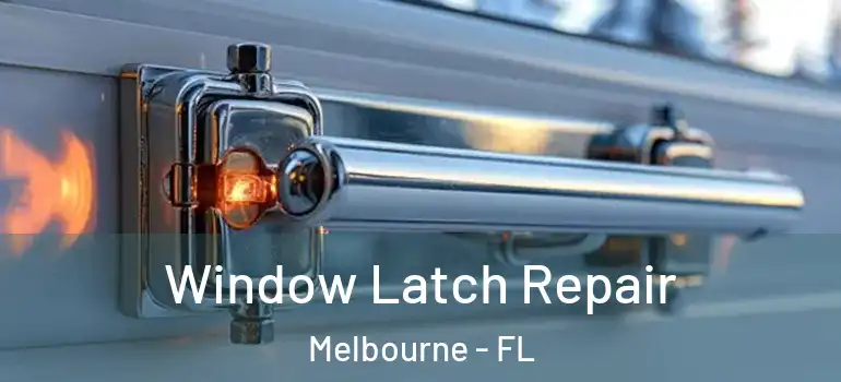  Window Latch Repair Melbourne - FL